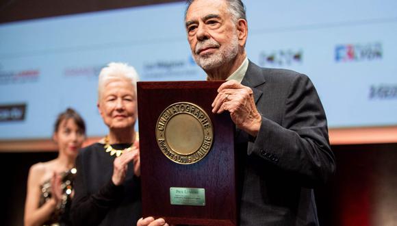 El director Francis Ford Coppola recibió el premio Lumiere en Lyon, Francia. (Foto: AFP)