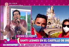 Santi Lesmes y su familia visitan el castillo de Disney en Orlando 