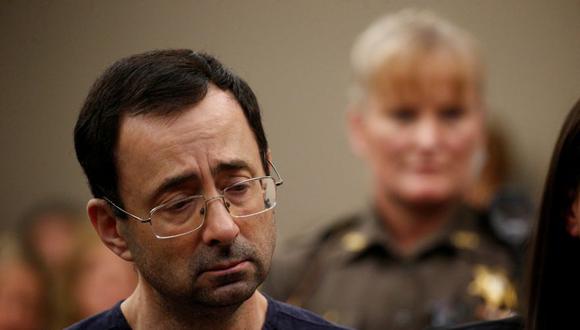 Larry Nassar pide disculpas a sus víctimas durante el juicio. (Reuters)