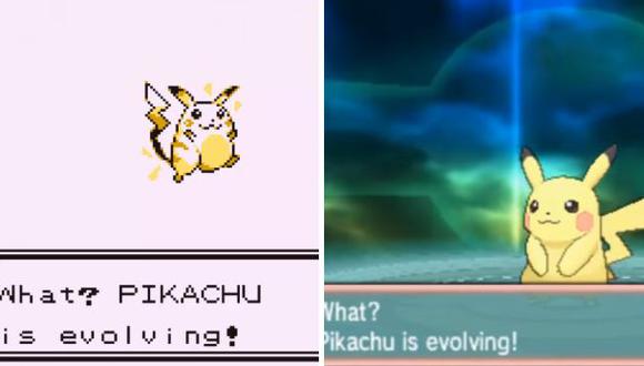 Así han sido las evoluciones en todos los juegos de Pokémon