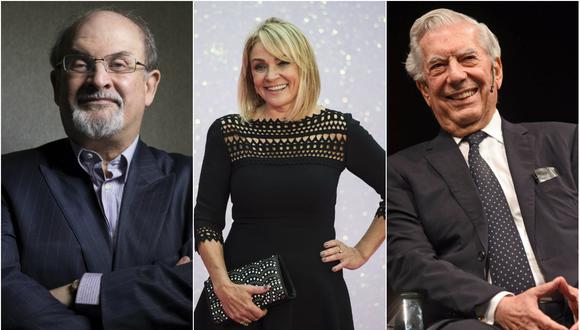 Salman Rushdie, Helen Fielding y Mario Vargas Llosa estarán en el Hay Festival Arequipa 2018 (Foto: Agencias)