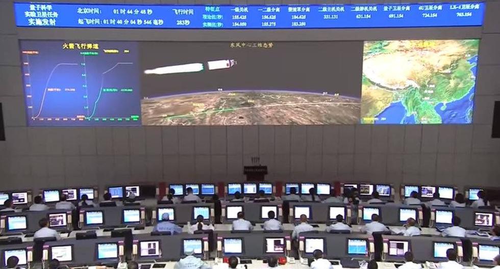Lanzamiento de satélite chino. (Foto: CCTV America / YouTube)