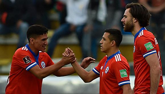 GOL de Nuñez, Chile vs. Bolivia en vivo por las Eliminatorias a Qatar 2022. FOTO: AFP