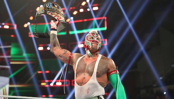 Tras su regreso a la WWE, Rey Mysterio logró ganar el título de los Estados Unidos. (Foto: WWE).