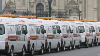 Nuevas ambulancias adquiridas por el Gobierno serán distribuidas desde julio
