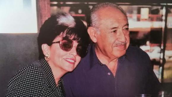 Mario Cavagnaro y su viuda, Belsa Badaracco. (Foto: archivo personal de Belsa Badaracco)