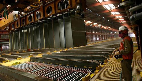 El cobre a tres meses en la Bolsa de Metales de Londres llegó más temprano a US$5.549,50, máximo desde el 13 de marzo. (Foto: Reuters)