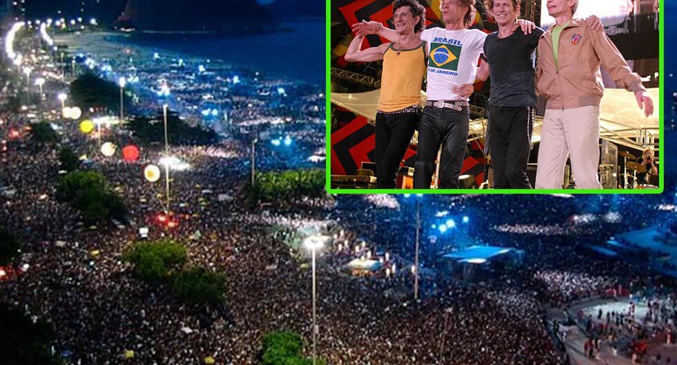 Estos son los concierto con mayor cantidad de asistentes en la historia del mundo. (Foto: Getty Images/Composición Peru.com)