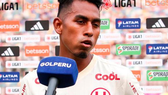 El defensor de Universitario enfrentó por primera vez al delantero colombiano y contó cómo se sintió dentro del campo.