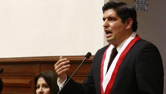 Legislador de Acción Popular, Luis Roel, critica la postura de su colega Orlando Arapa y habla de la necesidad de que su partido elija a un nuevo presidente (Foto: Congreso)