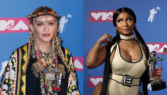 Madonna y Nicki Minaj (Foto: Agencias)