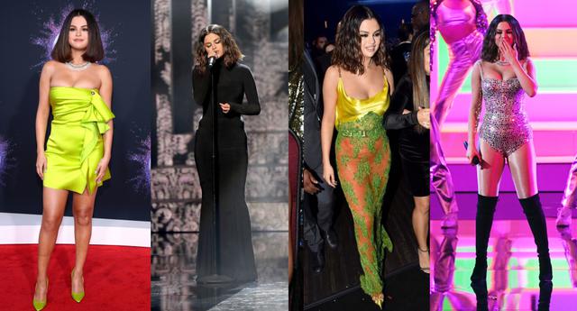 Selena Gomez deslumbró sobre el escenario y también en la red carpet de los 'American Music Awards 2019'. Recorre la galería y mira todos los look que uso en el evento. (Foto: AFP)