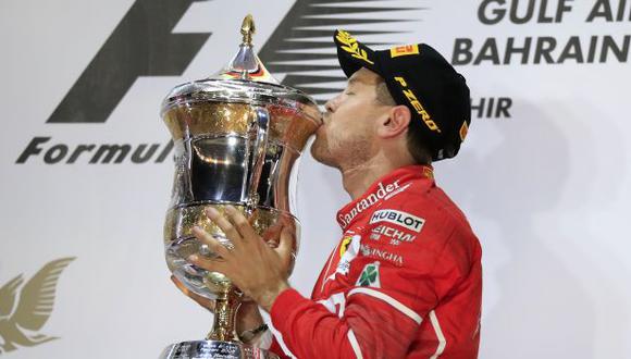 Fórmula 1: Vettel ganó GP de Bahrein por delante de Hamilton