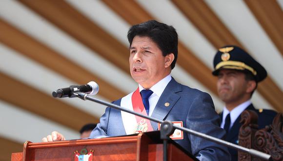 Pedro Castillo negó ser un corrupto en evento con la PNP. (Foto: Presidencia)