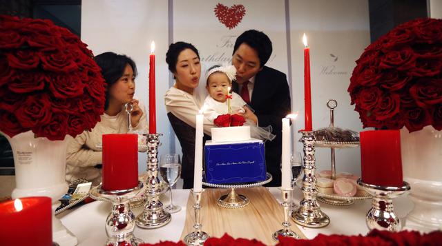 Así celebran los coreanos el primer cumpleaños de sus hijos - 1