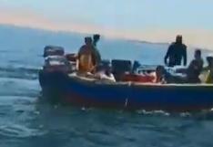 Ica: policías capturan a presuntos extorsionadores tras balacera y persecución en el mar | VIDEO