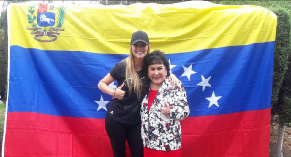 Carmen Salinas en campaña Rescate Venezuela (Foto: