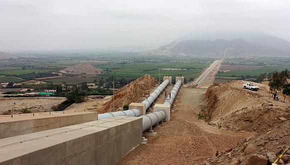 Falta culminar un 30% de las&nbsp;obras de la tercera del proyecto de irrigación Chavimochic, informó el MEF. (Foto: USI)