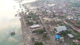 Dron captó imágenes impactantes de Indonesia tras terremoto y tsunami | VIDEO