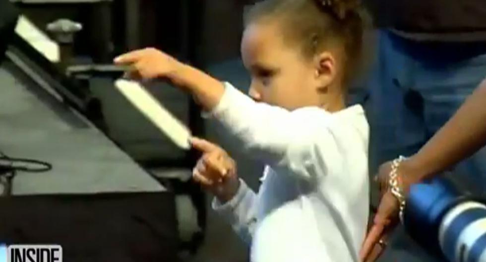 Hija de Stephen Curry protagoniza la amenaza más tierna del mundo en conferencia de prensa | Foto: Captura de Video