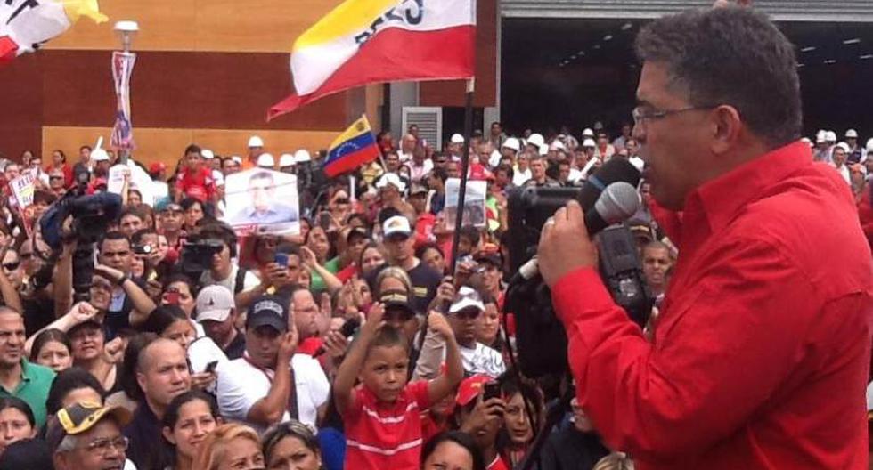 Jaua particip&oacute; el jueves junto a Maduro en la cita de Unasur en Lima. (Foto: @JauaMiranda)