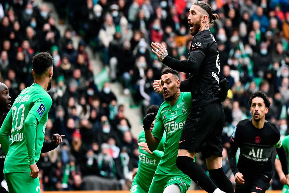 PSG y Saint-Étienne cara a cara por la Ligue 1 de Francia | Foto: AFP.