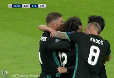Golazo de Marcelo para el empate del Real Madrid ante Bayern Munich