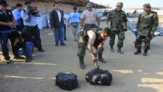 Las tres toneladas de cocaína incautadas en Huanchaco [Fotos]