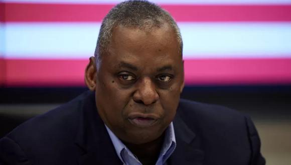 Lloyd Austin, secretario de Defensa de Estados Unidos, durante una visita a Ucrania. (Reuters).