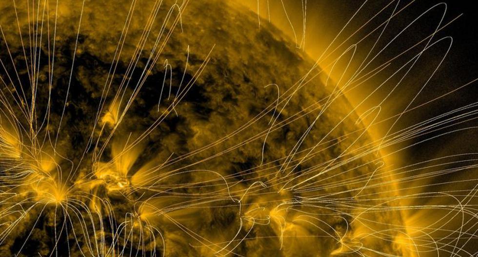 Los campos magnéticos del Sol. (Foto: NASA/SDO/AIA/LMSAL)