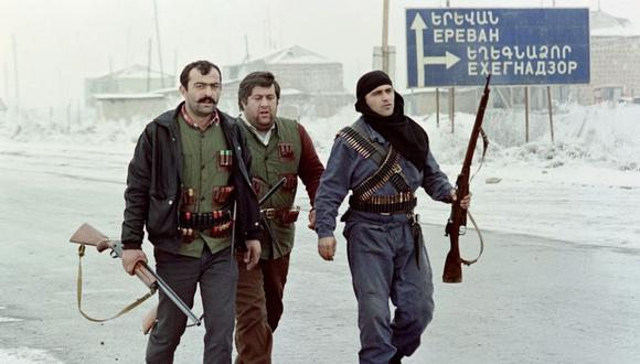Las tensiones entre armenios y azeríes se agravaron a fines de los 80, en el marco de la desintegración de la Unión Soviética. (Foto: Getty Images)