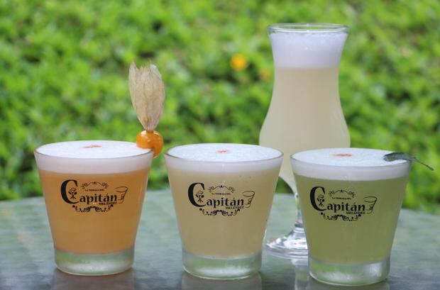 Aguaymanto sour, granadilla sour and coca sour.  These are some of the versions of the classic cocktail served at Capitan Meléndez.  (Photo: courtesy)