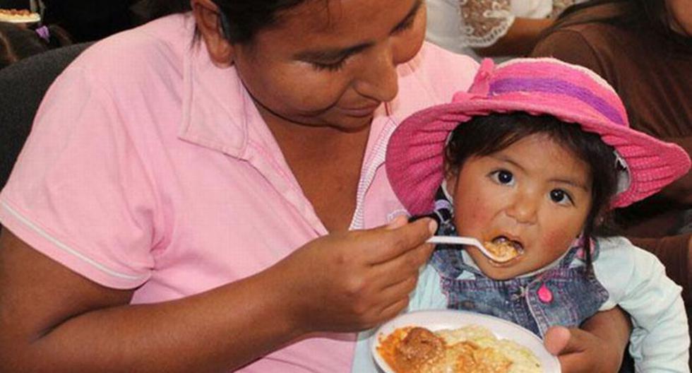 El &iacute;ndice (de mala alimentaci&oacute;n en Per&uacute;) se ha reducido desde el 2000 hasta ahora, casi desde 32 a 7,5 por ciento. (Foto: Andina)
