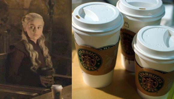 El episodio del domingo por la noche de Game of Throne expuso una taza de Starbucks.