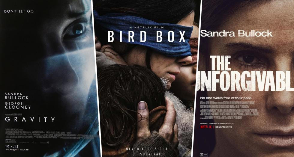 Elegimos algunas de las mejores películas de Sandra Bullock. (Fotos: Difusión)