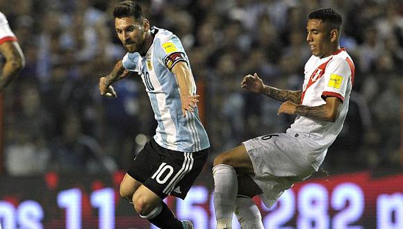 Sergio Peña fue titular en ese partido ante Argentina y jugó 53 minutos. (Foto: AFP)