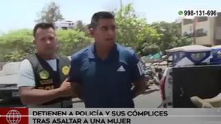 Policía de la unidad de tránsito que asaltaba en sus días de franco fue detenido en Comas