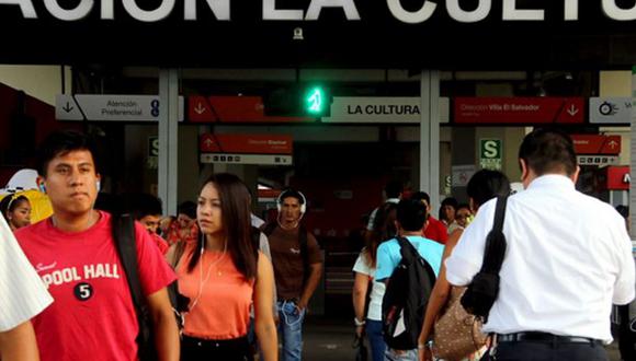 MTC evalúa ampliación de aforo de pasajeros de la Línea 1 del Metro de Lima. (Foto: Andina)