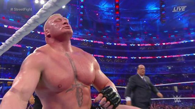 WWE WrestleMania 32: Brock Lesnar derrotó a Dean Ambrose  - 1