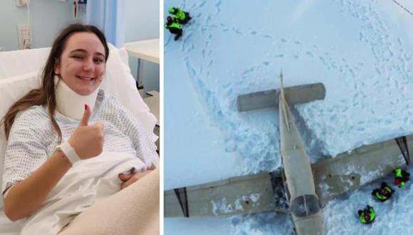 Silvia, la piloto de 22 años que evitó una tragedia con un aterrizaje milagroso en las Dolomitas.