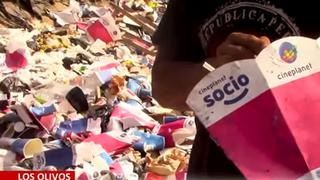 Los Olivos: denuncian que cadena de cines arroja desperdicios al río Chillón | VIDEO