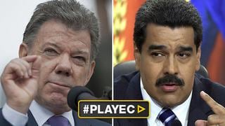 Santos califica de "ridículo" comentario de Maduro [VIDEO]