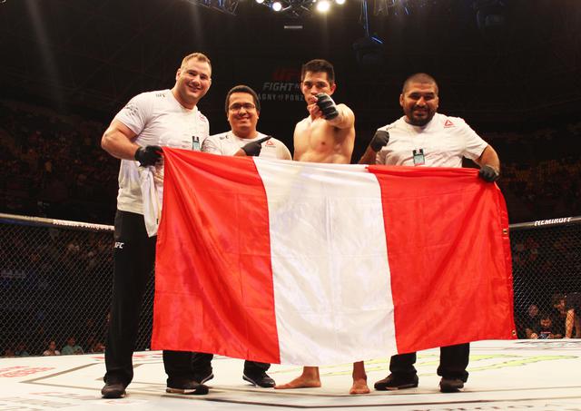 Jesús Pinedo venció al norteamericano Devin Powell en su debut en la UFC | Foto: Libia Sánchez/El Comercio