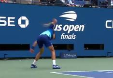 Djokovic explotó y rompió su raqueta en la final del US Open 2021 | VIDEO