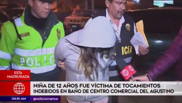 La acusada fue identificada como Rosa Angélica Poma Manrique (Captura: América Noticias)