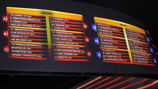 Europa League: así quedaron conformados los grupos del torneo