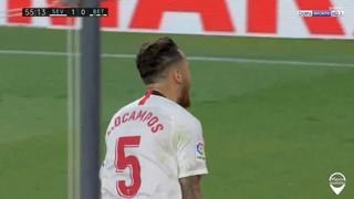 Sevilla vs. Betis: Lucas Ocampo convirtió el 1-0 con un preciso disparo desde el punto penal | VIDEO