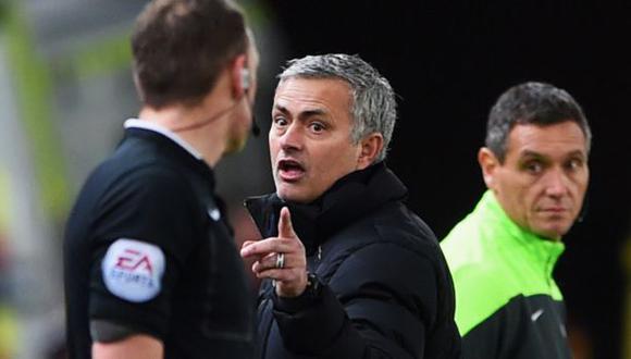José Mourinho y sus quejas contra el árbitro tras último empate