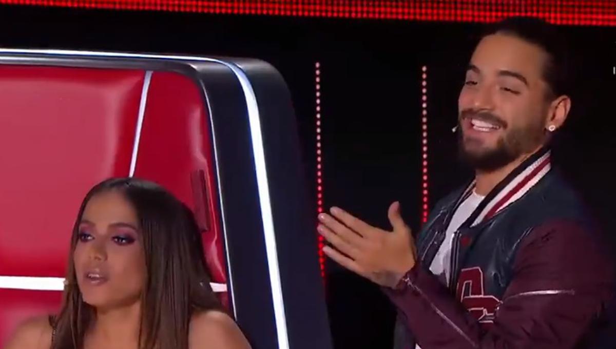 Anitta y Maluma, dos de los coaches de "La Voz México". Foto: Las Estrellas.