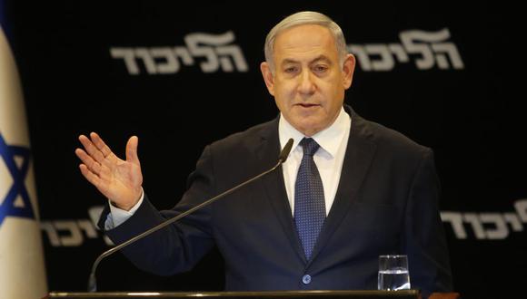 El primer ministro en funciones de Israel, Benjamin Netanyahu, hizo el anuncio en una comparecencia televisiva. (Foto: AFP)